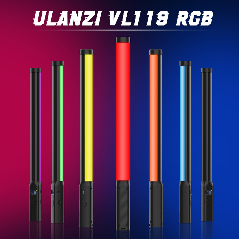 Photography Lighting Grid - Ulanzi VL119 bâton lumineux coloré RGB