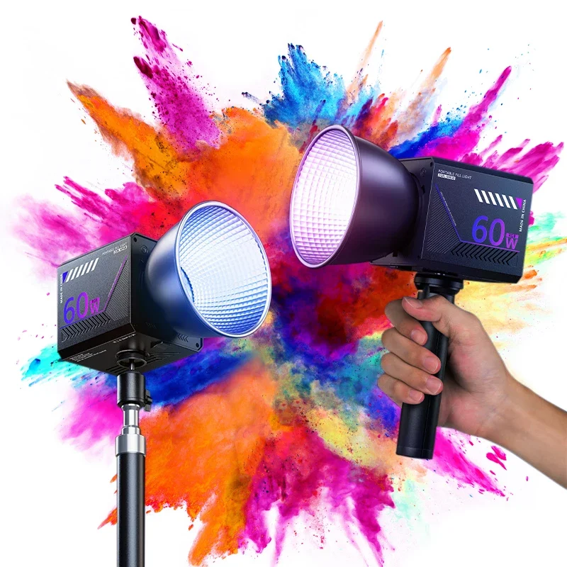 Photography Lighting Grid - Lumière vidéo RGB Portable LED, lumière