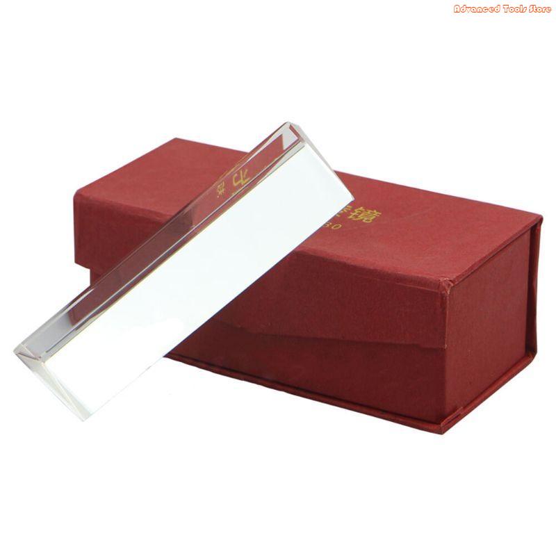 Lighting Glass Photography - Verre optique 10CM, Triple prisme triangulaire,
