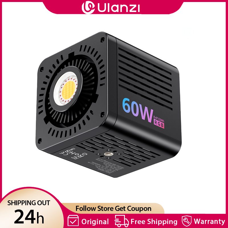 Photography Lighting Grid - Ulanzi C60 RGB Portable 60W COB