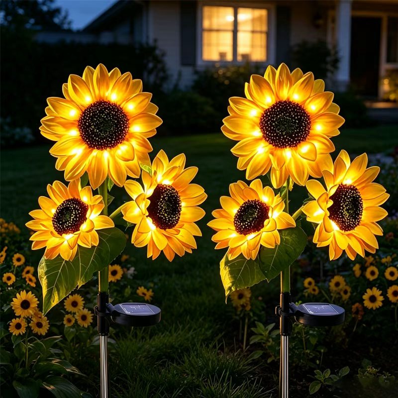 Lot de 2 lampes solaires d'ext - Flower Photography Led Lighting Pack avis et prix