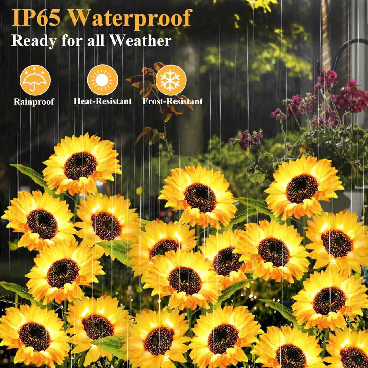 Lot de 2 lampes solaires d'ext - Flower Photography Led Lighting Pack avis et prix