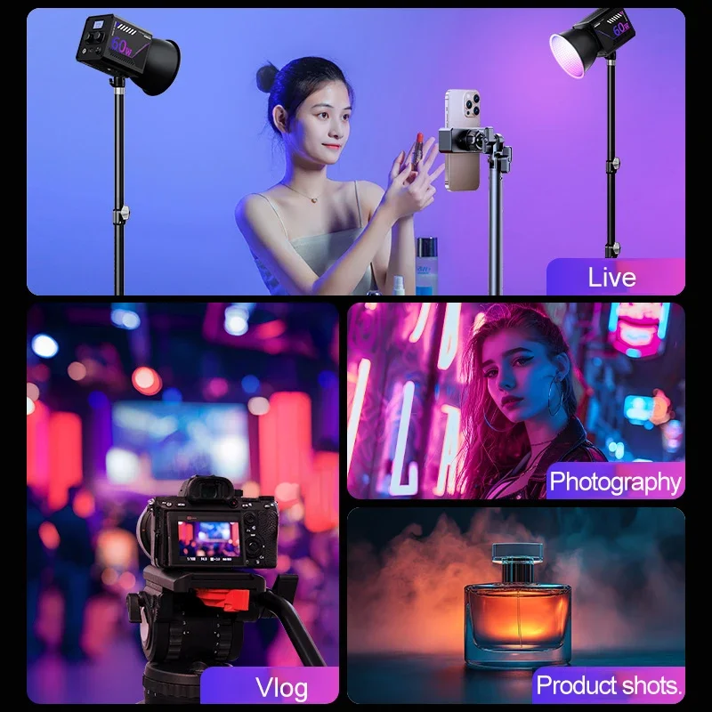 Lumière vidéo RGB Portable LED - Photography Lighting Grid avis et prix