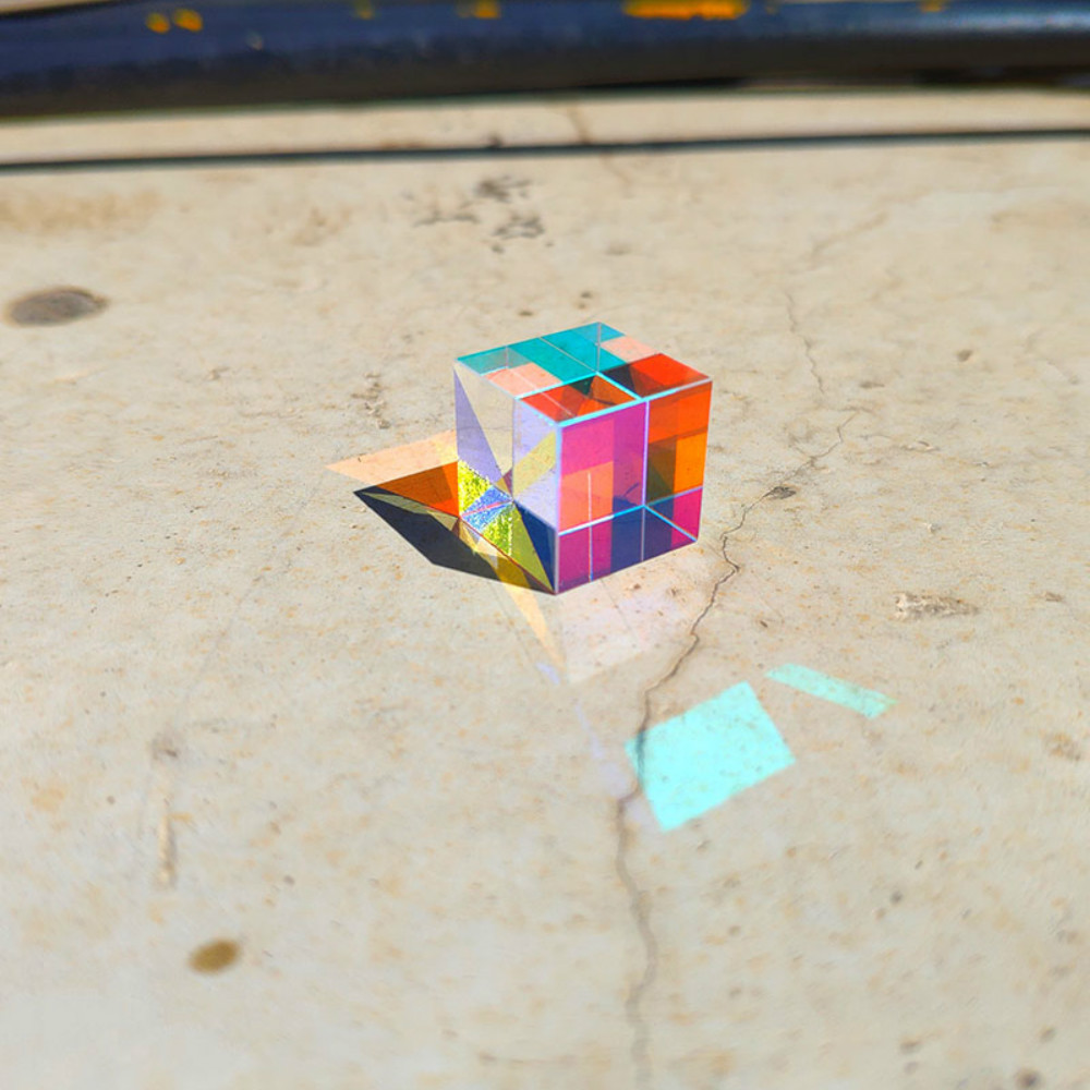 Prisme Dichroïque X-Cube en Ve - Lighting Glass Photography avis et prix