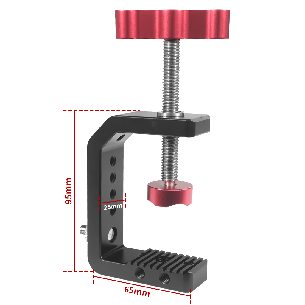 Pince de fixation de bureau ro - Photography Video Lighting Kit With Adjustable Tripod Stand avis et prix