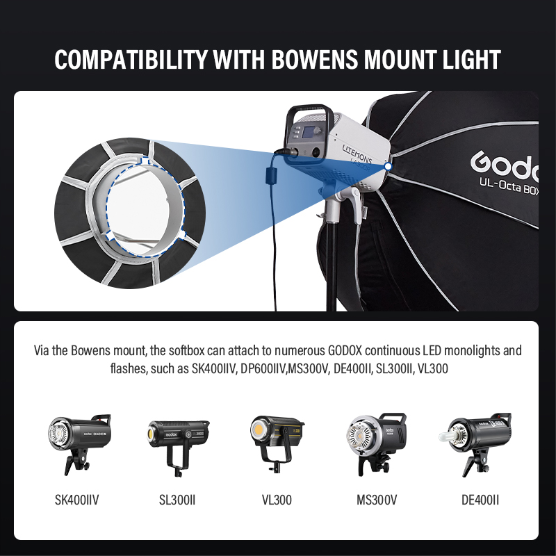 Godox UL-Octa BOX 60cm 90cm 12 - Photography Lighting Grid avis et prix