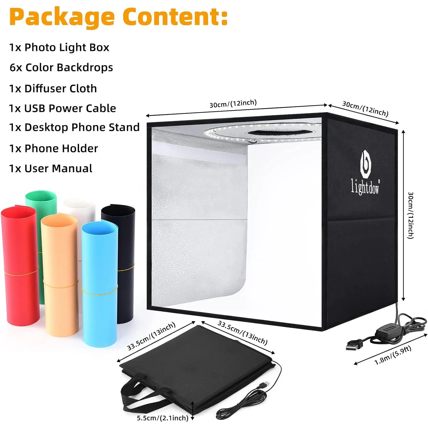 Lightdow – boîte à photos à in - Photography Video Lighting Kit avis et prix