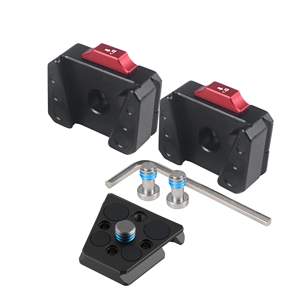Plaque de commutation rapide a - Photography Video Lighting Kit With Adjustable Tripod Stand avis et prix