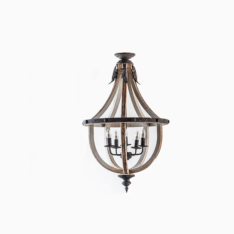Lustre vintage en fer forgé av - Lighting Glass Photography avis et prix