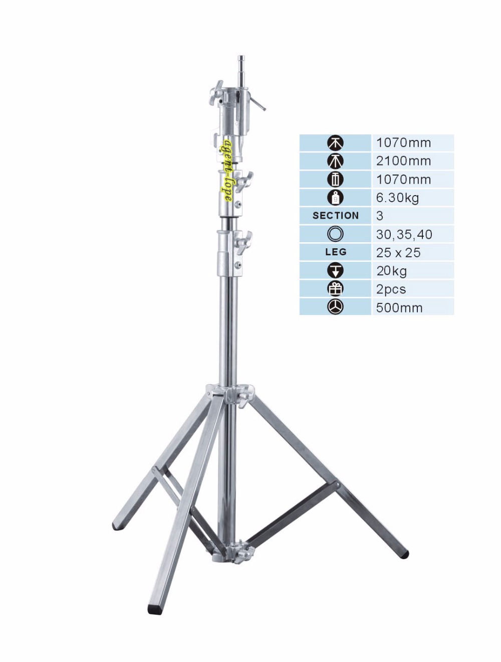 Support de ChlorStand de 2m po - Photography Video Lighting Kit avis et prix