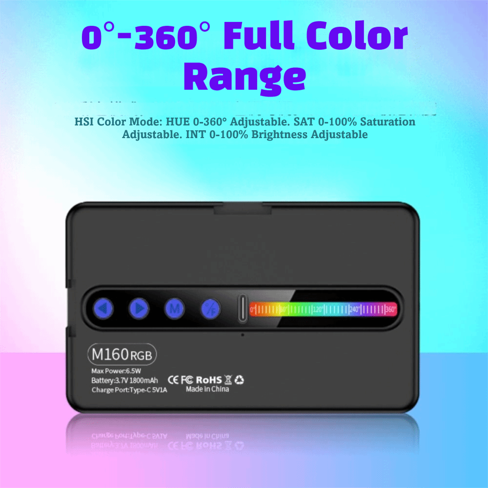 Lampe vidéo LED RGB à intensit - Photography Video Lighting Kit avis et prix